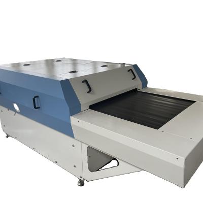 China Double roll and double pressure machine for pressing shirts interlining white and blue deviation machine automatic correction for sale