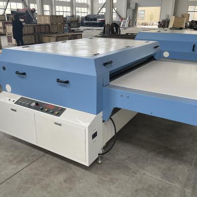 China Garment Shops Industrial Grade Automatic Continuous Collar Garment Fixing Press Price for sale