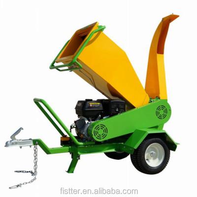 China Forestry Drum Wood Chipper Shredder Branches Fistter Atv Mounted Gasoline Wood Chipper 15hp for sale