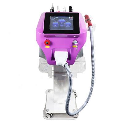 China Hot Portable Tattoo Pigment Removal Professional ND Yag 532 Removal 755 1064nm Picolaser Blackdull Laser Beauty Machine for sale