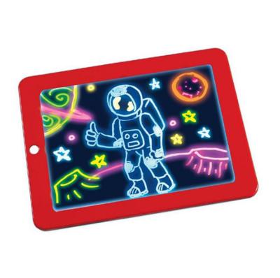 China Children Gift Kids 3D Pad LED Educational Magic Writing Board For Art Magic Pad Board With Educational Set Gift for sale