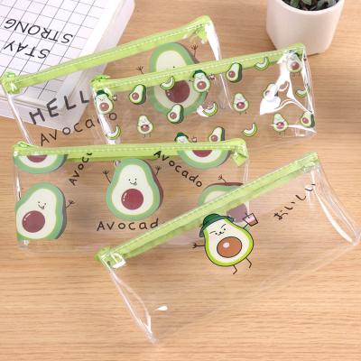 China Schools & New Offices 1PC Fruit Avocado Pencil Case School Pencil Cases For Girl Stationery Pencil Bag School Supplies for sale