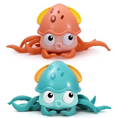 China Bath Baby Playing Water Toys Cute Cartoon Octopus Cartoon Beach Bath Toys for sale