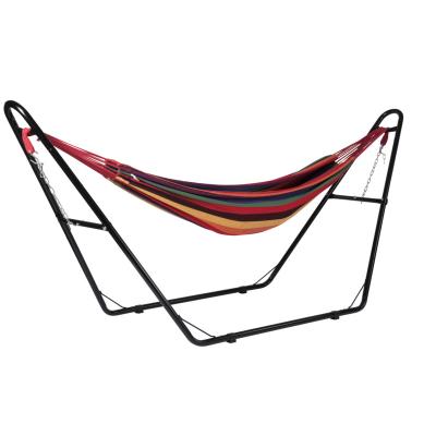 China Modern Outdoor Steel Patio Garden Furniture Hanging Stand Hammock Hammock Swing Chair Bed for sale