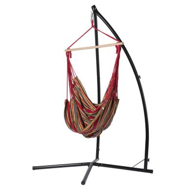 China Modern Outdoor Steel Hammock Stand Garden Furniture Outdoor Hammock Hanging Chair for sale