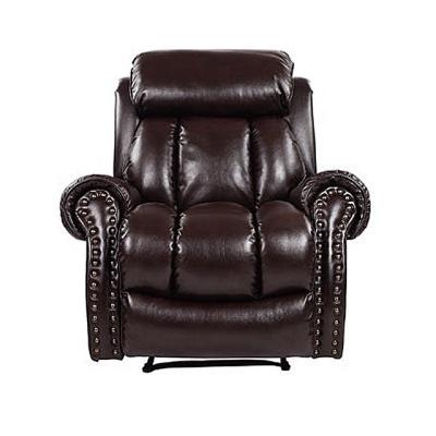 China Factory Price Vintage Chesterfield Design Leather Reclining Single-Seat Leisure TV Massage Sofa For Living Room for sale