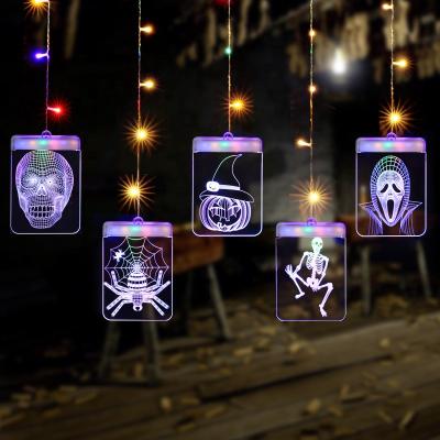 China Halloween ON-OFF Decoration Lights Room Funny Decoration Lights 3D Acrylic Night Lights for sale