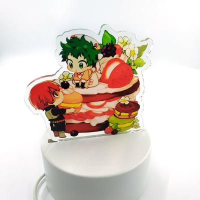 China Pretty New Custom Anime Decoration Table Lamp Base ON-OFF Led Night Light 3D Acrylic Table Lamp for sale