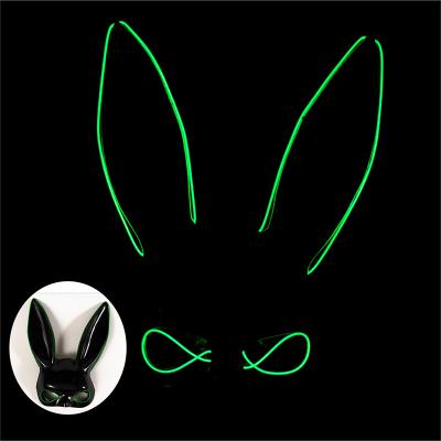 China Hotsale High Quality Masquerade LED Glow Mask Venetian Half Face Venetian Glowing LED Panel 3 Flashing-modes Halloween Rave Party Masks for sale