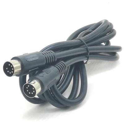 China Car 2m 32ft DIN 8 PIN Male Plug Extension Cable 8 PIN DIN Male To AV Female Adapter Audio Plug For Digital Audio Devices for sale