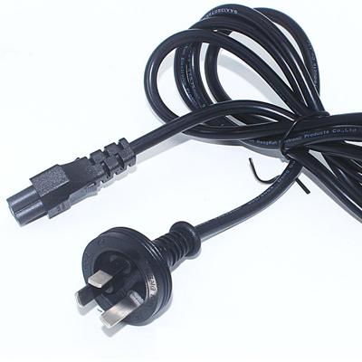 China Home Appliance SAA AU IEC320 C5 3 Claw Laptop Running Supply IEEC 320 AC Power Cord C13 for sale