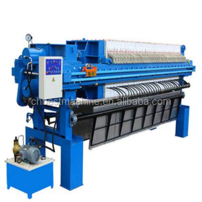 China Building Material Shops Sewage Treatment Equipment Hydraulic Automatic Filter Press for sale