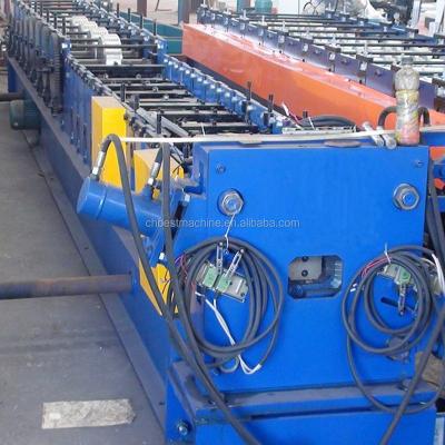 China Automatic Drain Aluminum Metal Iron Down Spout Drain Roll Forming Machine With Elbow Machine for sale