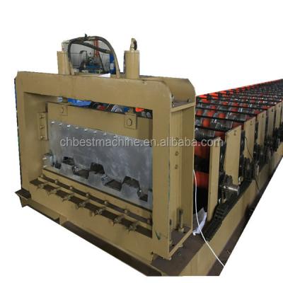 China Factory Roof Decking Sheet Floor Metal Making Roll Forming Machine for sale