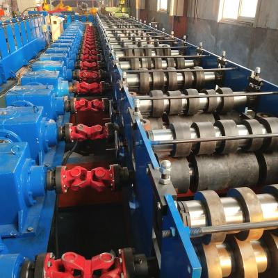 China Hotels Factory Price Hydraulic Automatic High Production Road Guardrail Full Roll Forming Machine for sale