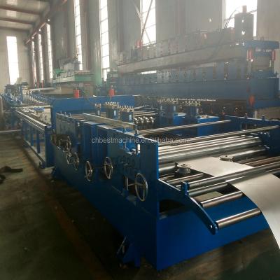 China Shops Channel High Quality Cable Building Material Tray Roll Forming Machine With C Punching Machine for sale