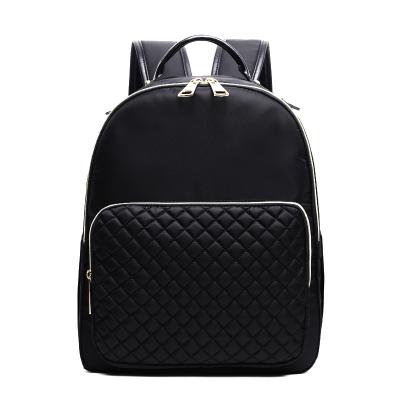 China 2021 factory wholesale latest fashion rhombus pattern baby diaper bag waterproof backpack small for sale