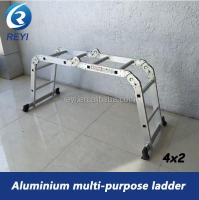 China 4x2 Folding Ladders Aluminum Folding Ladder for sale