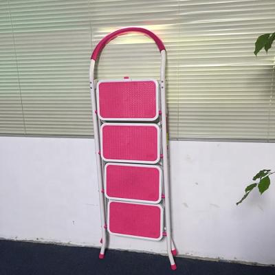 China Folding Ladders Indoor Use Colorful Steel Step Ladder for sale