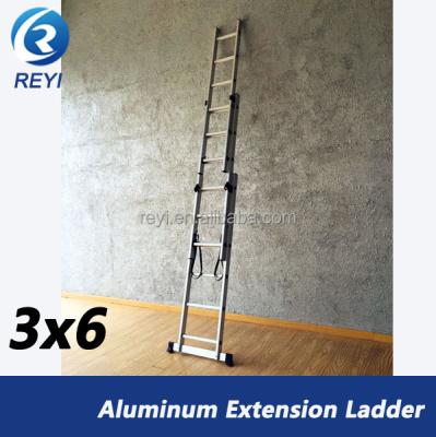 China Folding Ladders Aluminum Folding Triple Extension Ladder for sale