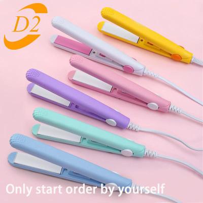 China RV Only Order Free Sample Online Mini Hair Straightener Dry And Wet Thermostatic Electric Curling Fashion Styling Tools for sale