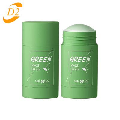 China Shrink Peeps MENGSIQI Green Tea Tree Purifying Clay Mask Stick Anti-Acne Deep Cleansing Peeps Dirt Moisturizing Hydration Whitening Care Face for sale