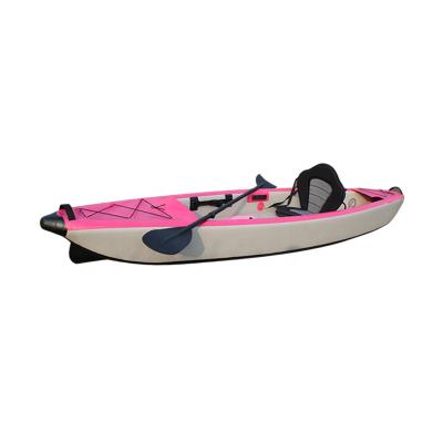 China PVC+Drop Stitch Wholesale Manufacturers Inflatable Rubber Touring Kayak for sale