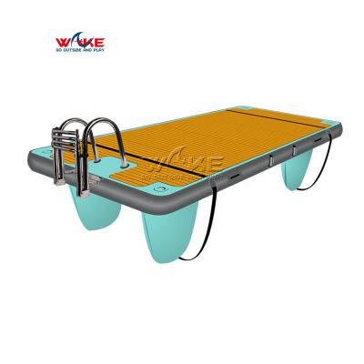 China PVC+Drop Stitch + EVA Hot Sale Inflatable Jetski Docks Boat Inflatable Platform for sale