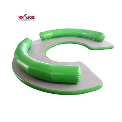 China PVC+Drop Stitch+Water Mat Leisure Dock EVA Inflatable Fishing Boat Platform for sale