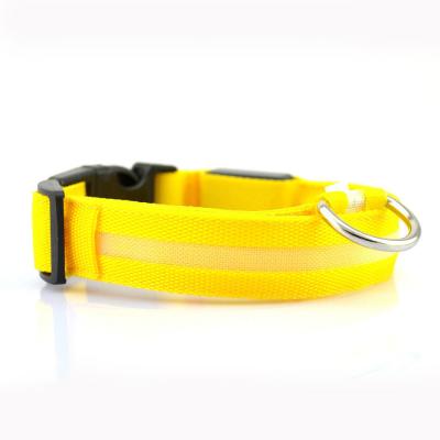 China Colorful Glow Lights Collar For Pet Led Lights Pet Neck Collar Anti-lost At Night for sale