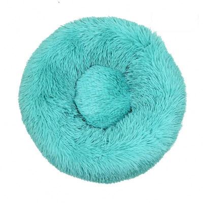 China Breathable Circular Extra Long Flannel Circular Pet Calming Bed for sale