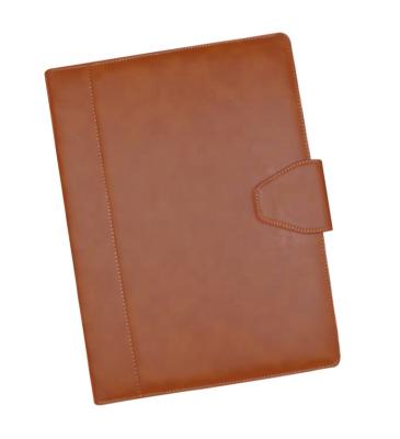 China Wholesale Multi-Function Cheap Office Loose Leaf Document Notepad Hard Cover Book Price PU Leather Paper File Folder for sale