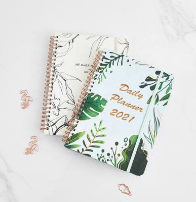 China Monthly Weekly Daily Planner Wholesale Price Light Cartoon Printing Custom Notebook Office School Notebook Spiral Notebooks for sale