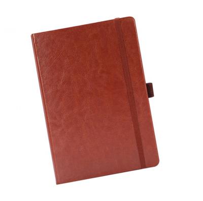 China Wholesale PU Stationary Elastic Leather A5 Hardcover Book Pen Holder School Notebooks Hardcover Journaling Notebook for sale