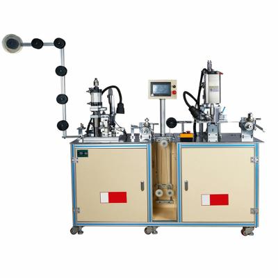 China Plastic Zipper Making Zipper Tape And Gaping Machine Of Open End Plastic Zipper Making Machine Line for sale