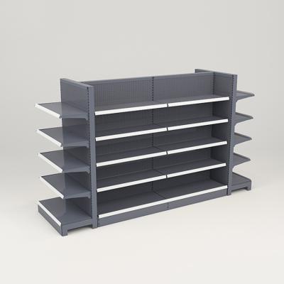 China High Rated Wholesale Double Sided Supermarket Retail Gondola Shelving Shelf Storage Supply Shelf Display Stand for sale