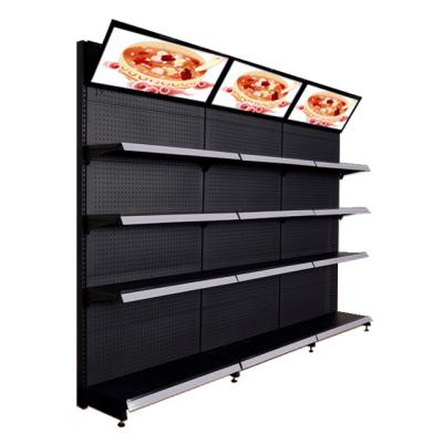 China Double Sided Single Sides Supermarket Shelves / Wall Shelves Show Rack Shelf Display Gondola for sale