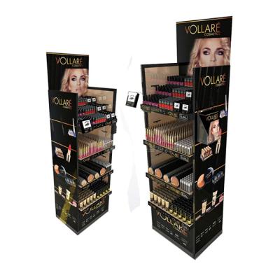 China Cosmetics for display rack beauty salon commercial sales cases make up stand gondola display retail store decoration cosmetic display cabinet for sale