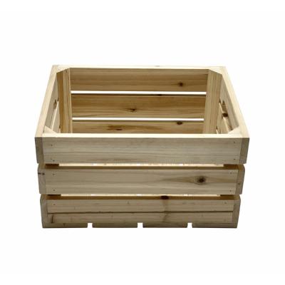 China High Quality and Modern Design Wooden Storage Basket Storage Basket Wood for sale