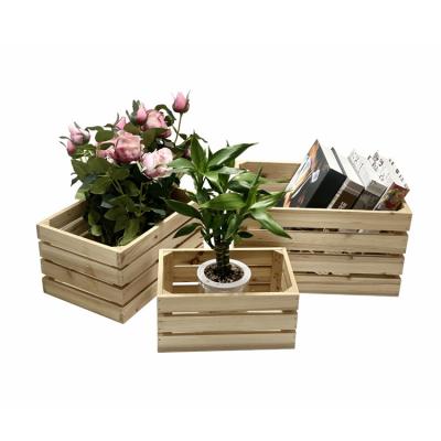 China Nordic Wooden Storage Basket Wooden Storage Basket Storage Organizer Set for sale