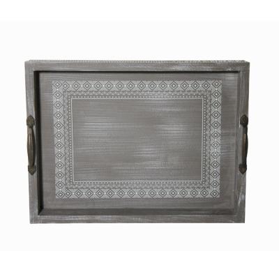 China Europe/USA Custom Wholesale Top Hot Sale Rustic Wood Tray for sale