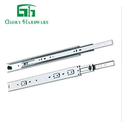 China Soft Close Heavy Duty Drawer Furniture Slider Undermount Telescopic Drawer Slide for sale