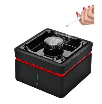 China Clean Air and Absorb Mini Negative Ion Air Smoking Smell Purifier Smart Portable Car Ceramic Used Smoke Desktop Electrics Moke Ashtray for sale