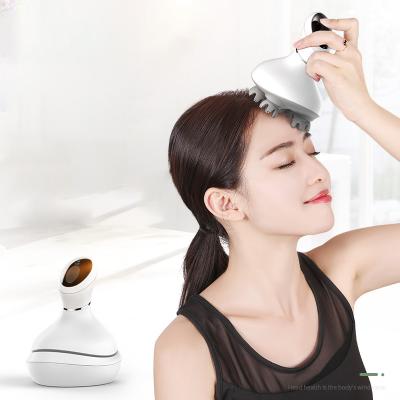 China Head Mini Electric Massager Tool Multifunctional Shampoo Brush Hair Scalp Kneading Waterproof Massager for sale