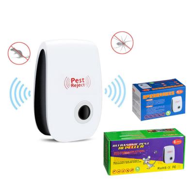 China Amazon Best Selling Disposable Mosquito Killer Electric Plug Control Non-Toxic Insect Ultrasonic Pest Reflector for sale