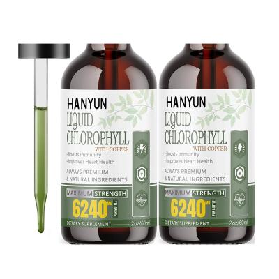 China Digestion & Immune Aids HANYUN - Plant Supply Liquid Chlorophyll Drops Natural Detox Organic Aids With Anti Aging Bad Breath Antioxidant for sale