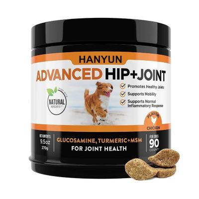 China Hanyun's Stored Glucosamine for Dogs, 120 Advanced Hip Soft Chews and Joint Supplements for Pet Vet Formulated with Chondroitin and MSM for sale