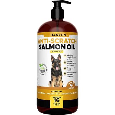 China Health Proctect Hanyun Wild Alaskan Salmon Oil with EPA & DHA for Pets - Supports Normal Moisture & Immune System Skin Function 32oz for sale