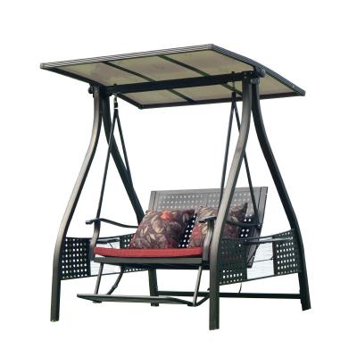 China Super Comfortable New Special Design Wholesale Outdoor Metal Patio Swing Rocking Outdoor Chair for sale