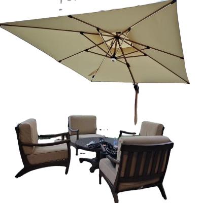 China Modern Umbrellas For Outdoor Roman Parasol Umbrella Lamp For Garden for sale